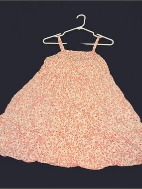Floral Pink Spaghetti Strap Sundress